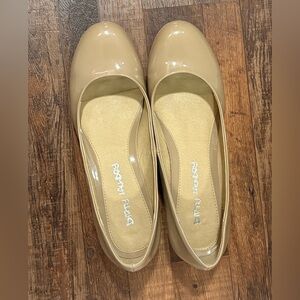 Dirty Laundry Nude Wedge Heels